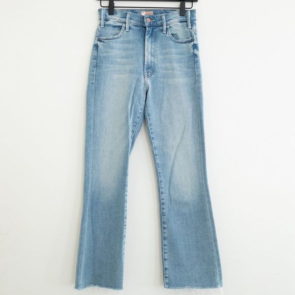 Mother Denim Au Revoir The Hustler Ankle Fray Flare Jeans Size 26 - Picture 5 of 15